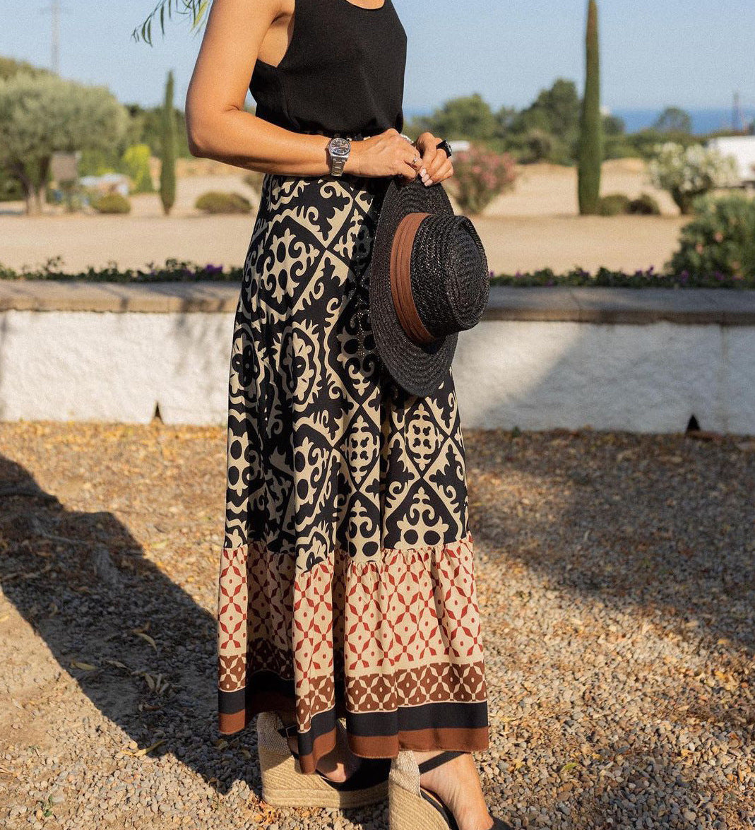 Aura – Fustă Lungă Boho Elegantă Hily