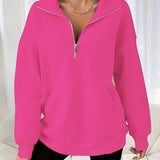 Sabine - Pulover cu fermoar la jumătate