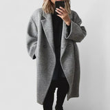 Layla - Palton din lână supradimensionat