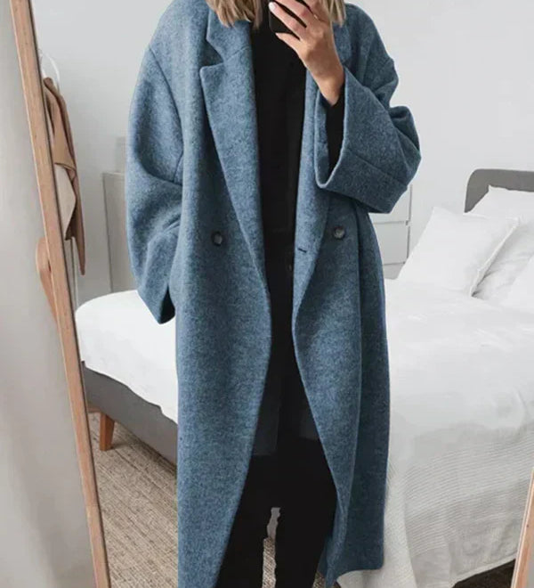 Layla - Palton din lână supradimensionat
