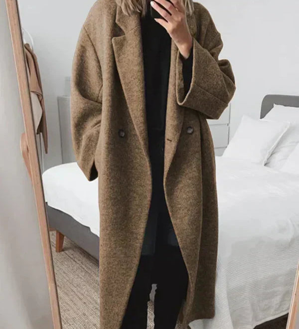 Layla - Palton din lână supradimensionat