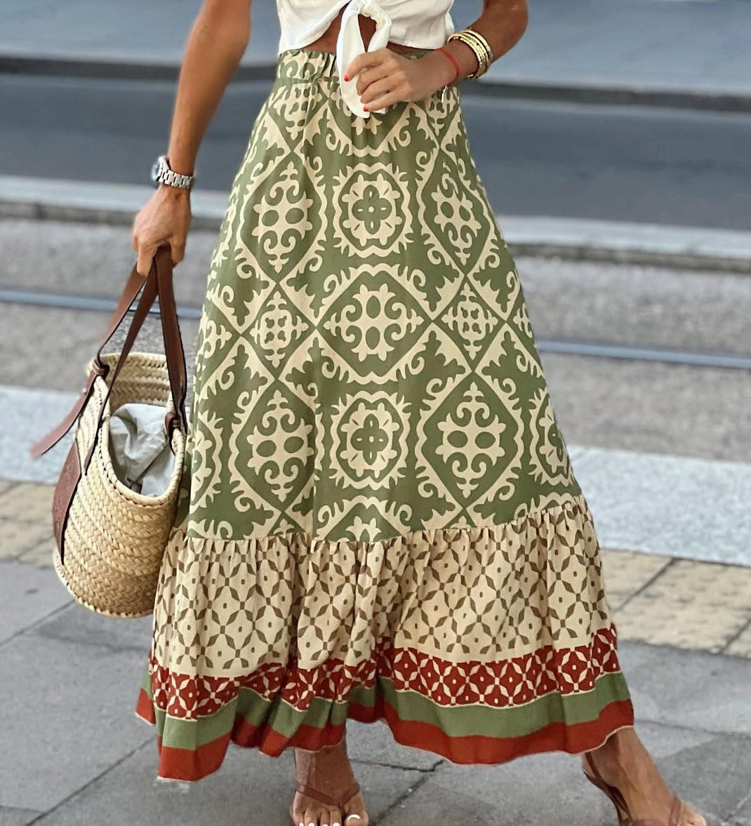 Aura – Fustă Lungă Boho Elegantă Hily