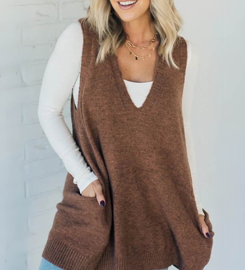 AROLA | Pulover fără mâneci călduros