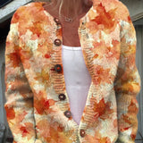 AMALIA | Pulover din tricot cu imprimeu