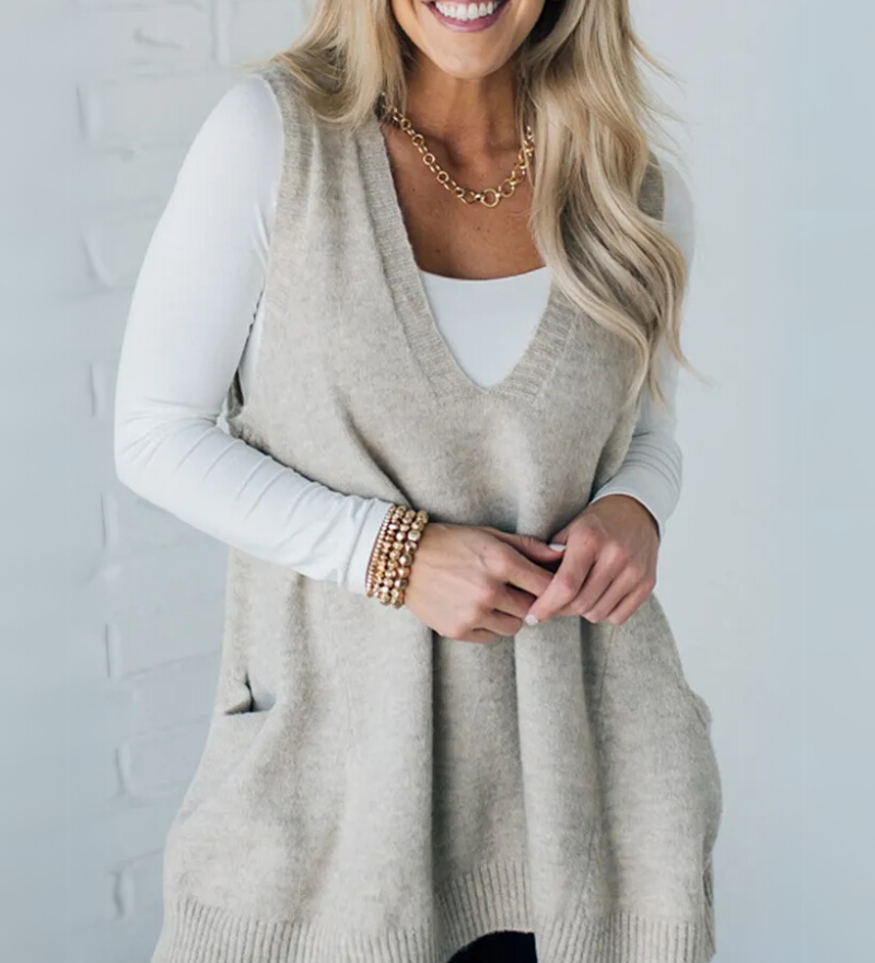 AROLA | Pulover fără mâneci călduros