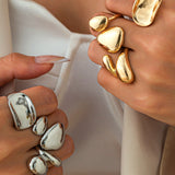 Isabela – Set de inele cu forme neregulate