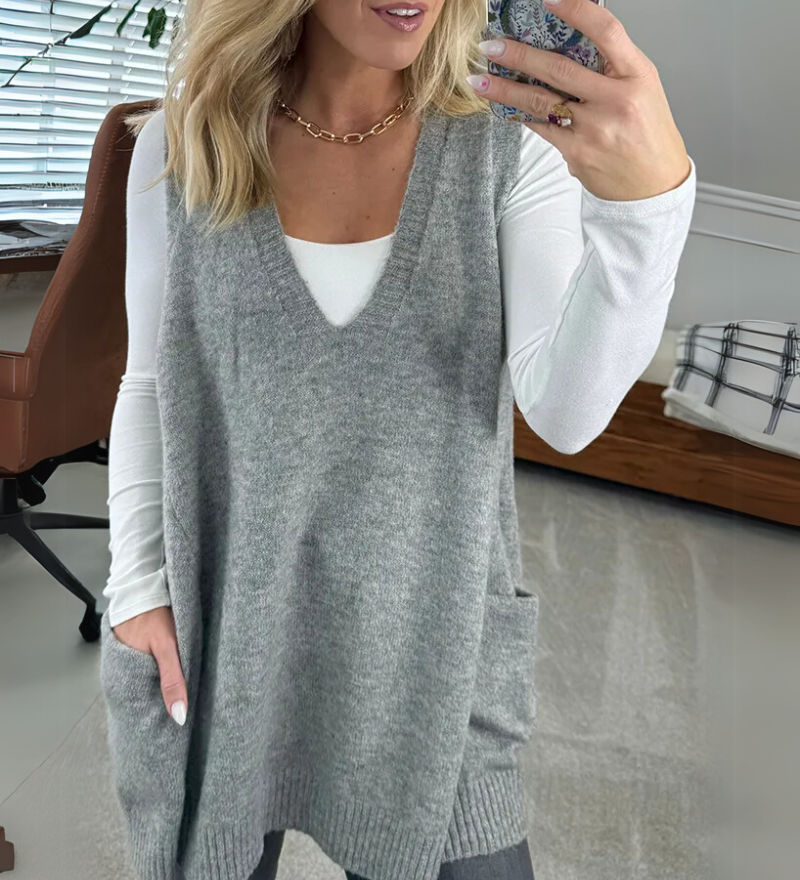 AROLA | Pulover fără mâneci călduros