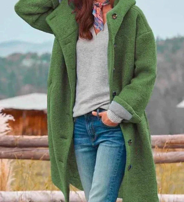 Amelie - Jachetă de iarnă elegantă și lungă