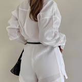 Set de Vară cu Șort și Cămașă