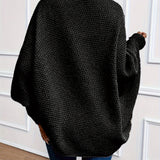 Zinnia - Cardigan Tricotat cu Mâneci Tip Pânză