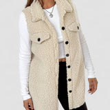 AURA | Vestă Elegantă din Lână Fără Mâneci