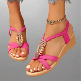 Valeska | Sandale cu toc realizate manual din materiale premium