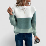 SARRA | Pulover elegant din patchwork