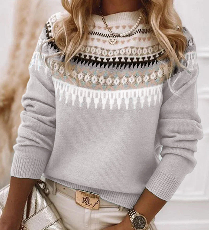 Nele – Pulover de Damă Elegant din Mix de Cashmere Moale