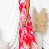 Vina – Rochie de Damă Asimetrică cu Un Umăr Elegant