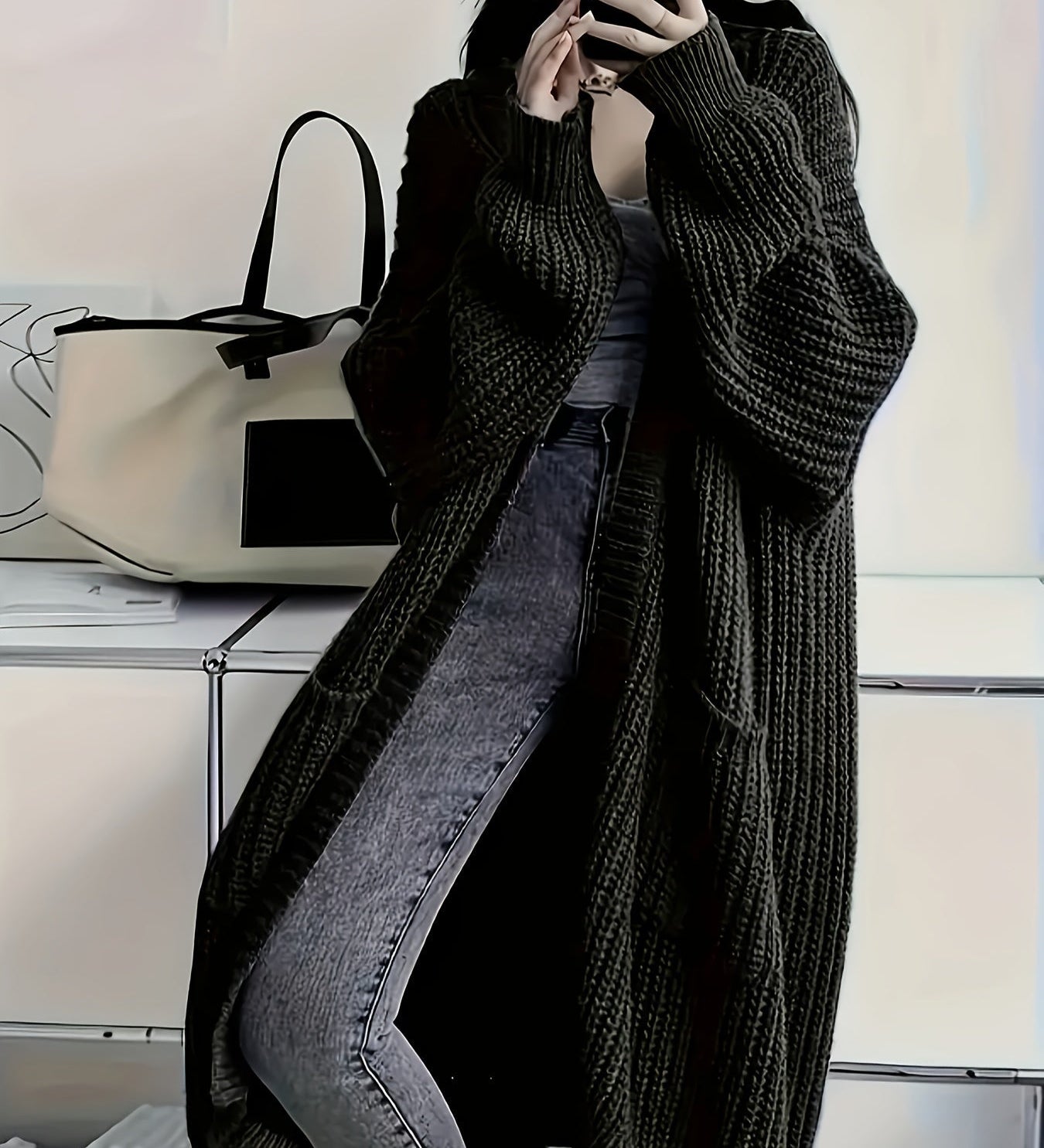 SORAYA | Pulover Cardigan Confortabil