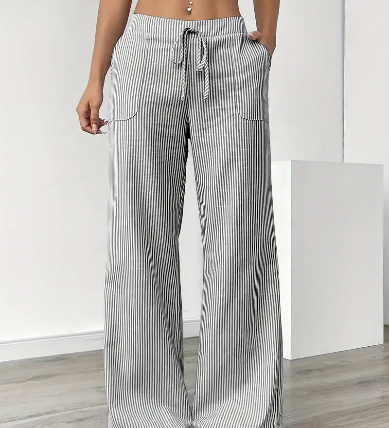 Alina | Pantaloni Casual Eleganți cu Șnur