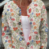 AMALIA | Pulover din tricot cu imprimeu