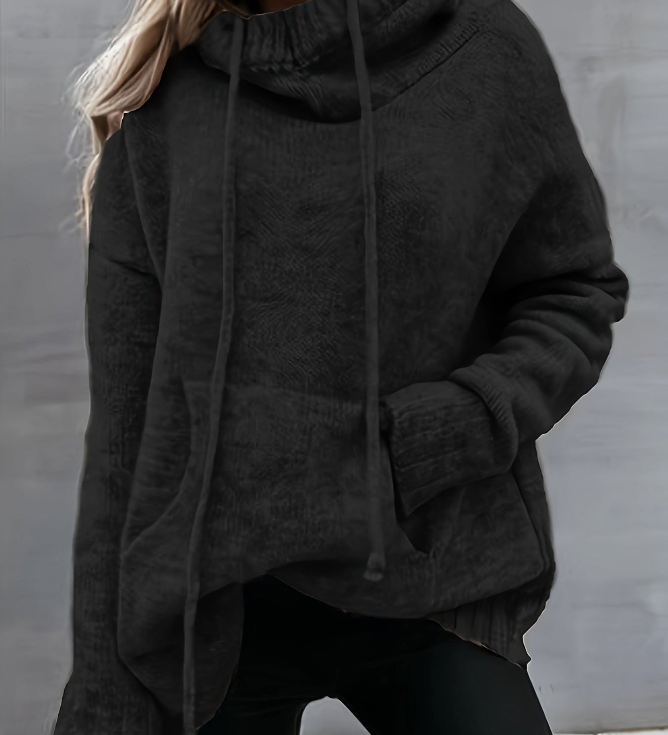 ZELINA | Pulover cu Mâneci Lungi și Buzunar