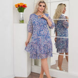 Anny – Rochie de Damă Elegantă Midi Lejeră de Vară