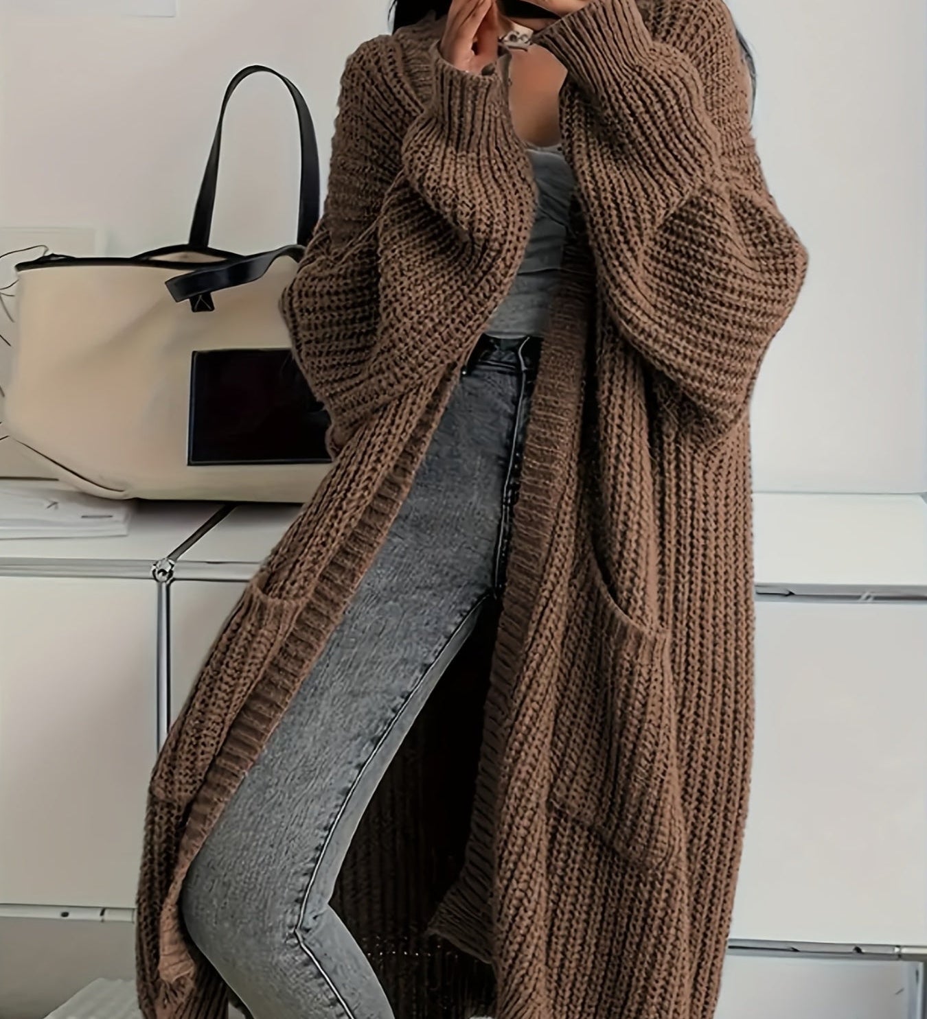 SORAYA | Pulover Cardigan Confortabil