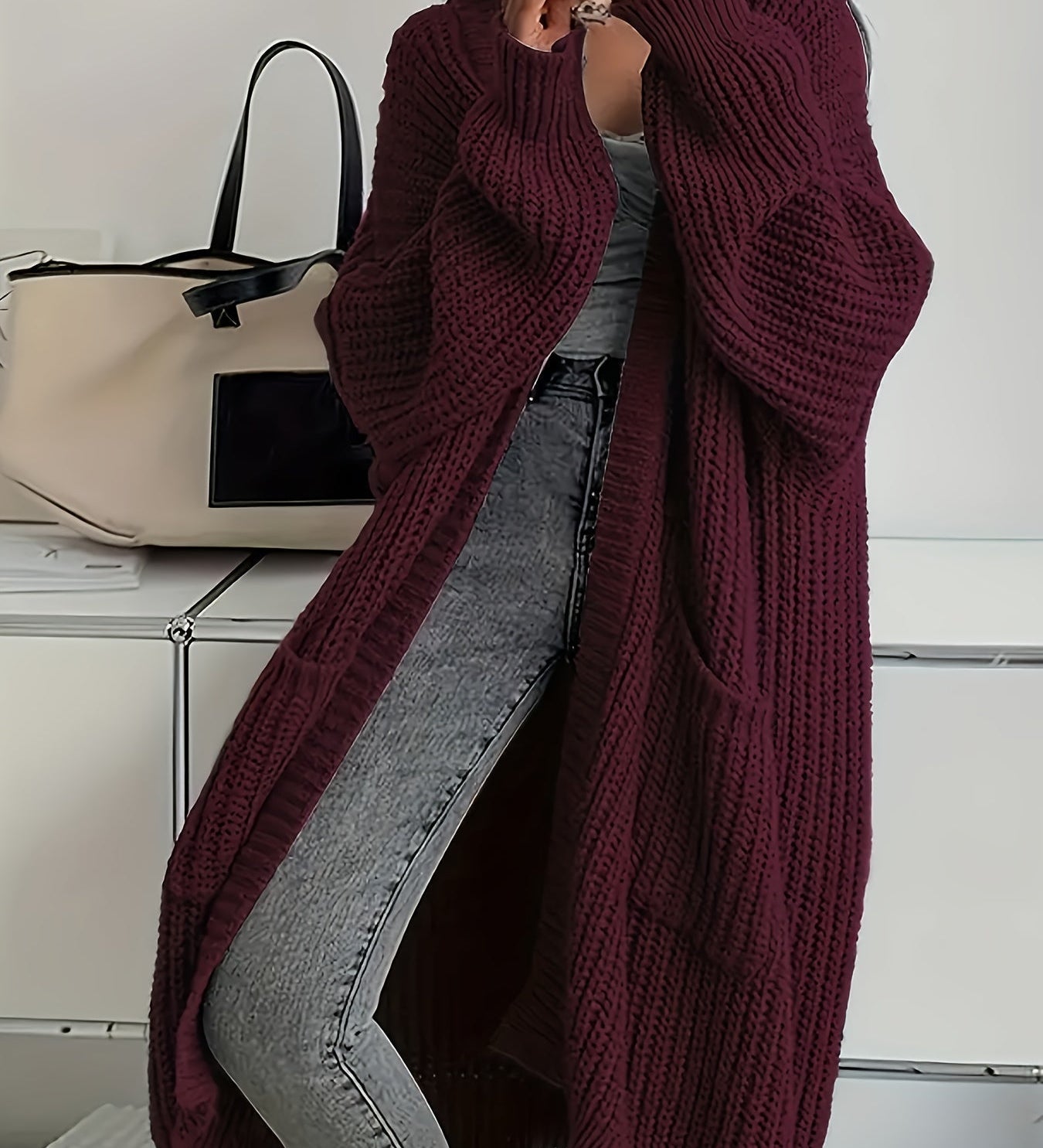 SORAYA | Pulover Cardigan Confortabil