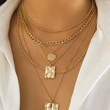 Daria – Colier cu pandantiv geometric