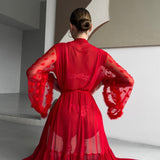 Keira™ | Kimono din Dantelă Transparentă