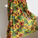 ALANI – SET DE BIKINI CU PRINT TROPICAL ȘI CAPA