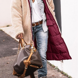 Lena – Palton de Damă Elegant Lung Reversibil