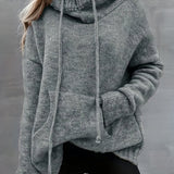 ZELINA | Pulover cu Mâneci Lungi și Buzunar