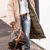 Lena – Palton de Damă Elegant Lung Reversibil