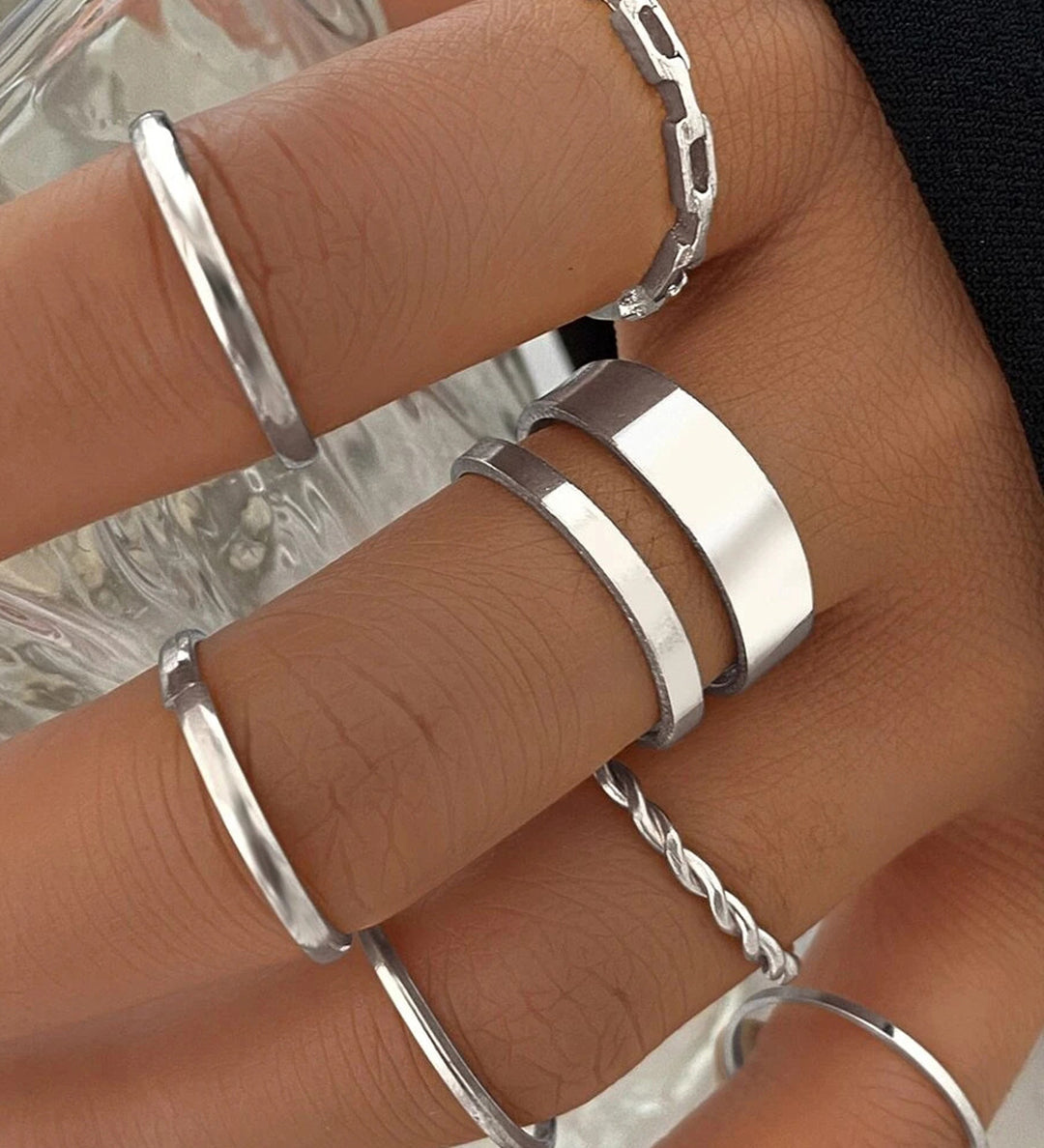 Ilinca – Set de inele minimaliste