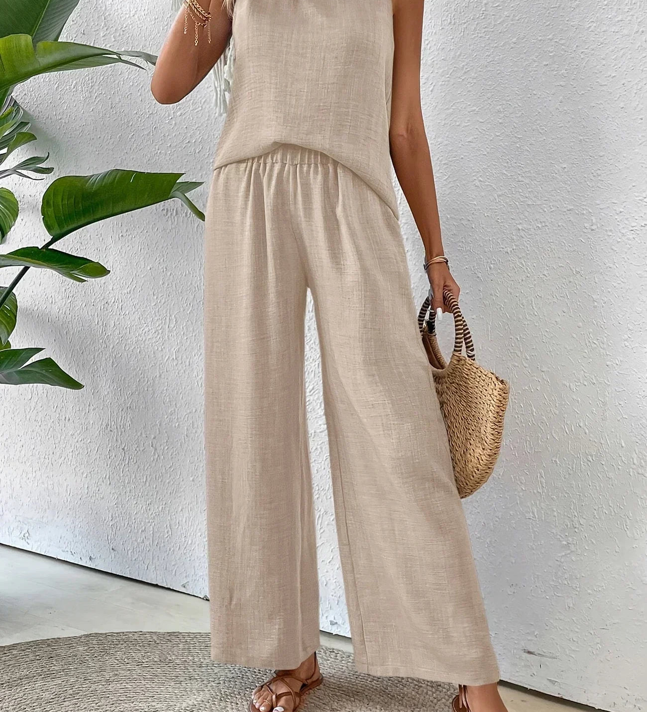 ELOWEN – SET DE TANK ȘI PANTALONI PENTRU ÎNTREAGA ZI