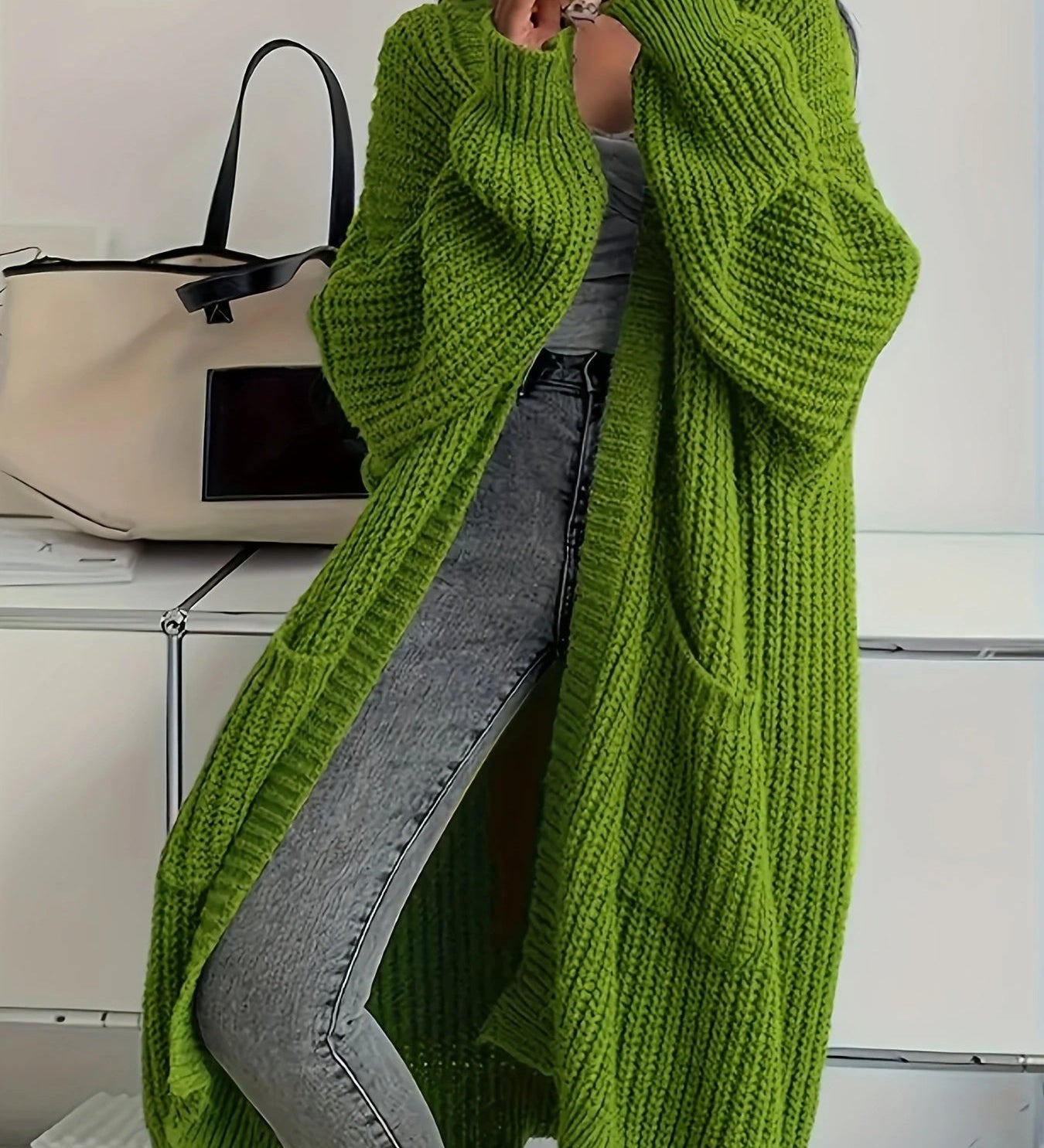 SORAYA | Pulover Cardigan Confortabil