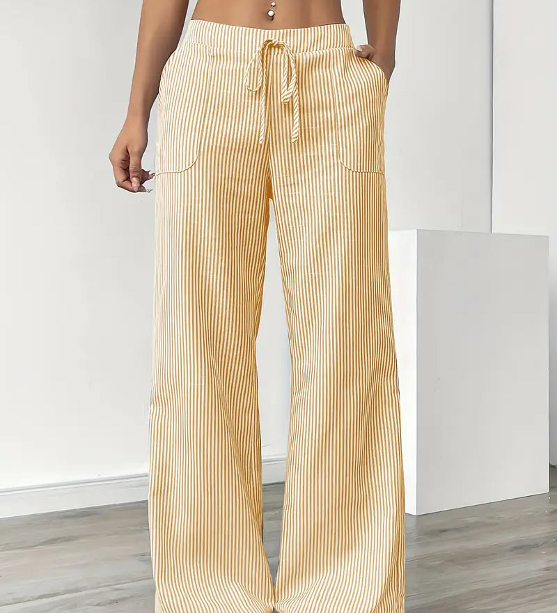 Alina | Pantaloni Casual Eleganți cu Șnur