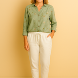 Avril | Bluză rafinată cu imprimeuri playful