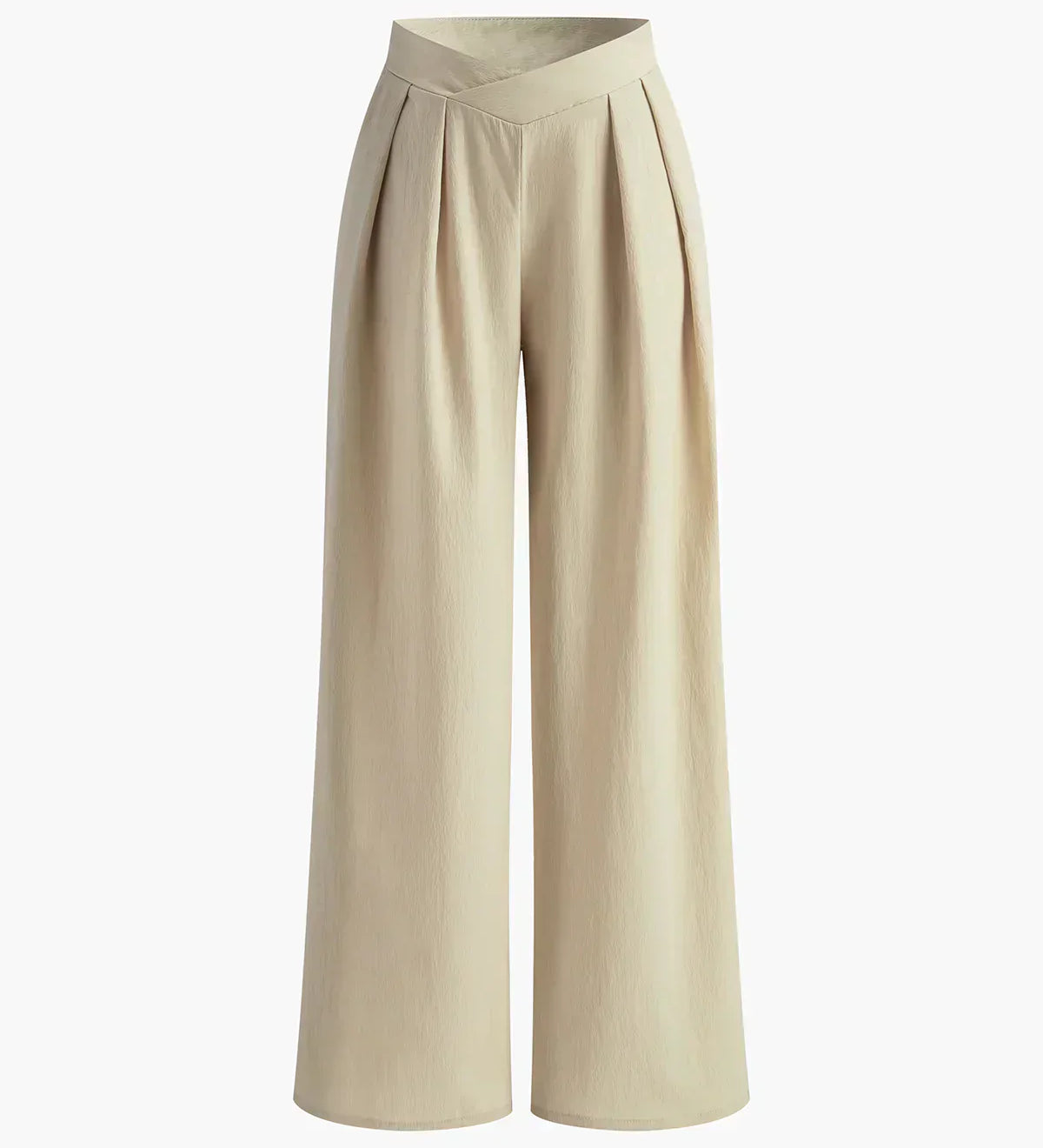 Pantaloni Largi Plisați Stil Old Money