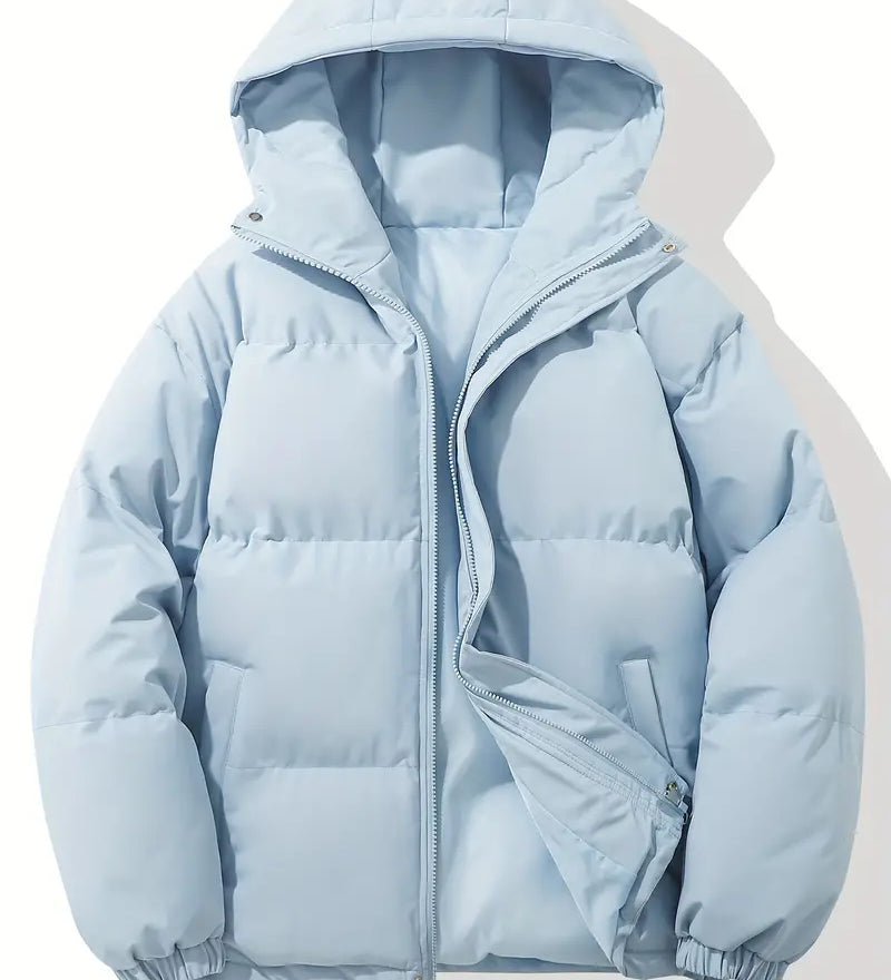 Anna – Jachetă de Damă Matlasată cu Glugă și Căptușeală Termică