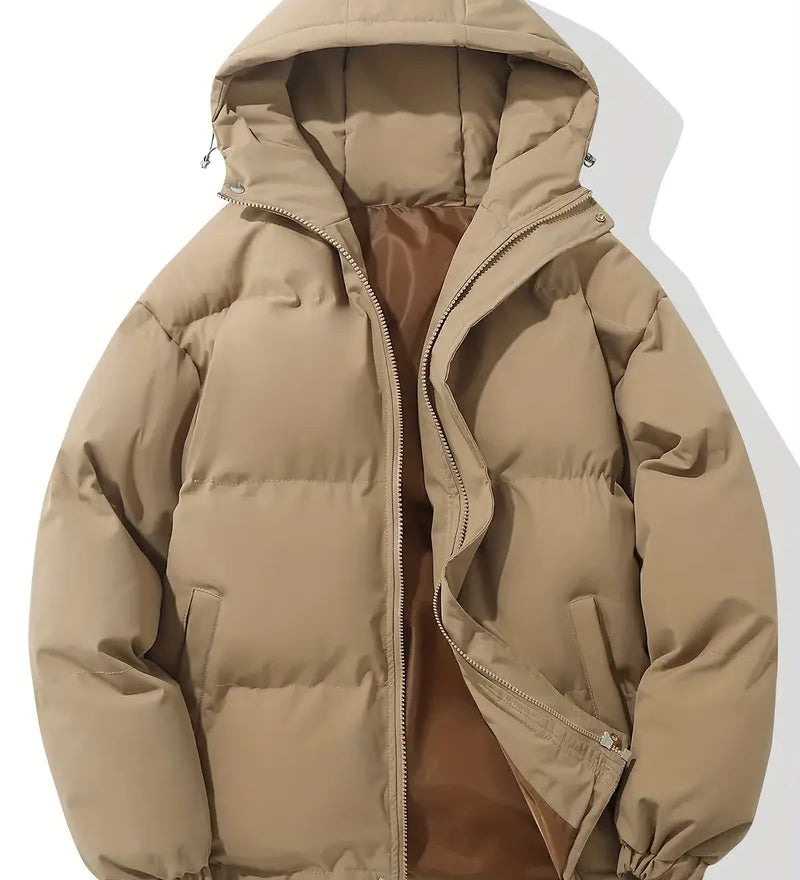 Anna – Jachetă de Damă Matlasată cu Glugă și Căptușeală Termică