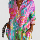 Annika | Bluză vibrantă cu imprimeu jucăuș