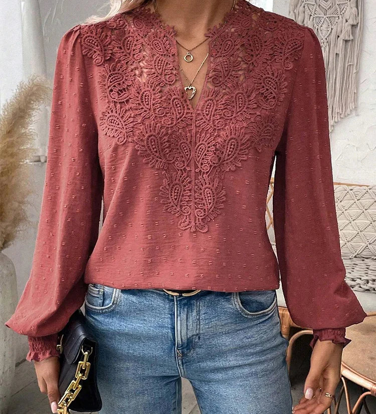 Charlene | Bluză elegantă cu detalii decorative