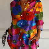 Annika | Bluză vibrantă cu imprimeu jucăuș