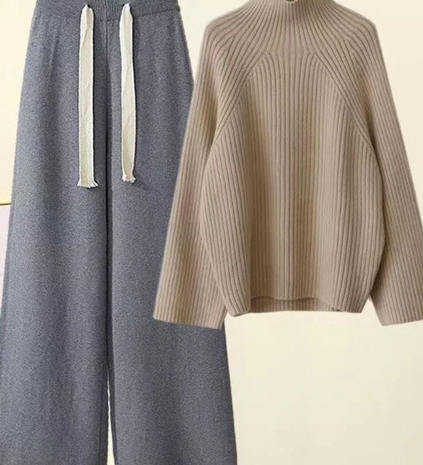 CHERYL - SET DE ÎMBRĂCĂMINTE TRICOTAT PENTRU TOAMNĂ IARNĂ