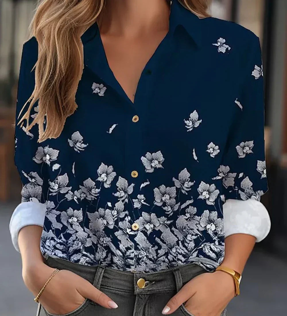 Regine | Bluză elegantă cu imprimeu floral