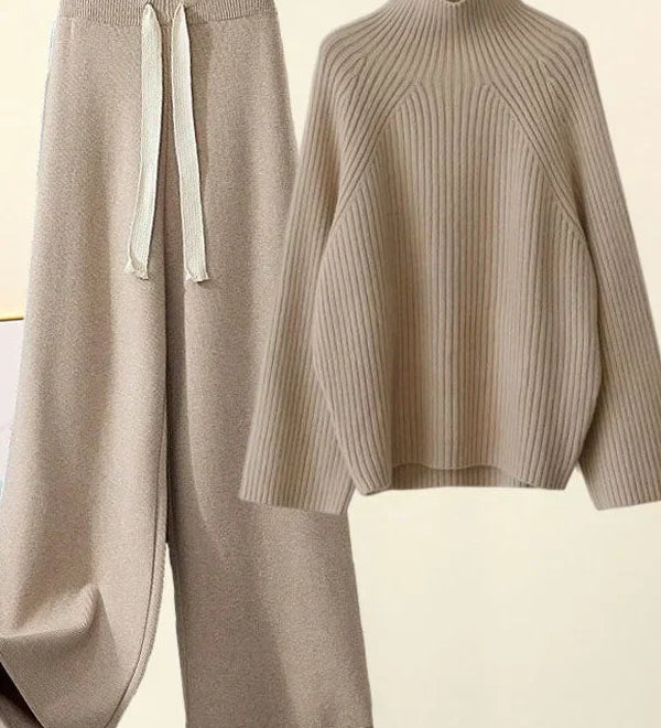 CHERYL - SET DE ÎMBRĂCĂMINTE TRICOTAT PENTRU TOAMNĂ IARNĂ