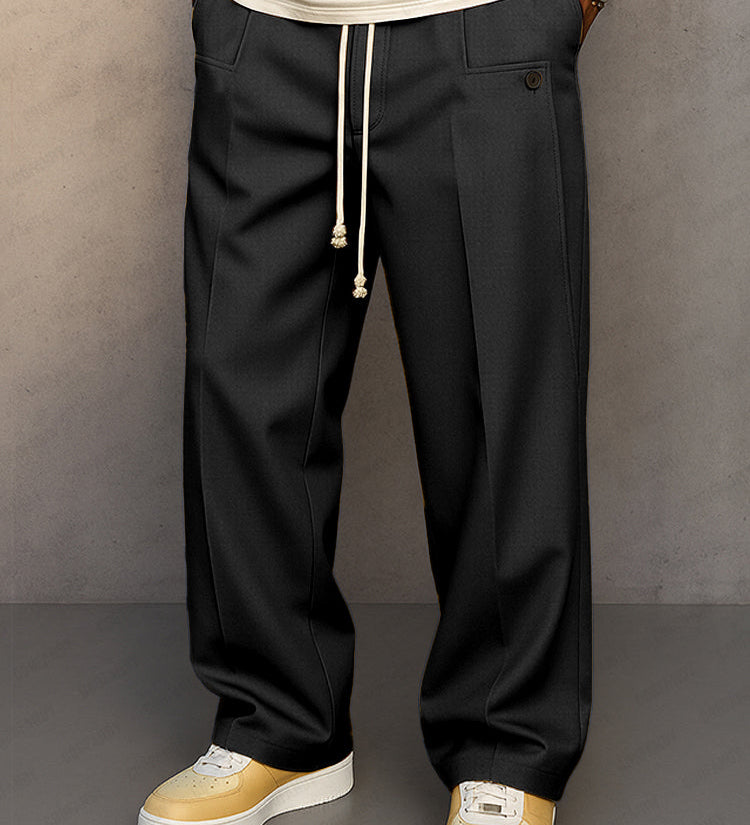 Leo | Pantalon Elegant Cu Cordon