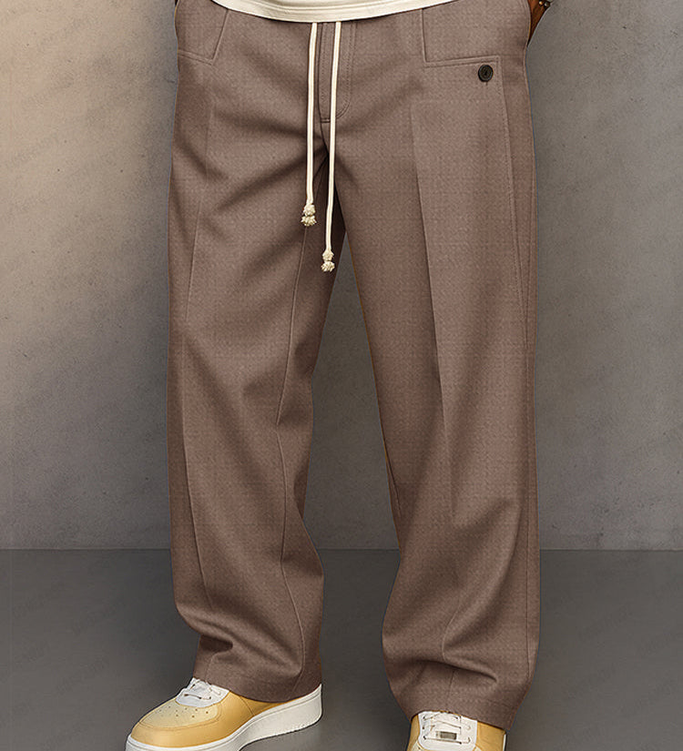 Leo | Pantalon Elegant Cu Cordon