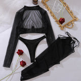 Alessandra™ | Set de Top Scurt din Dantelă Romantică cu Chiloți