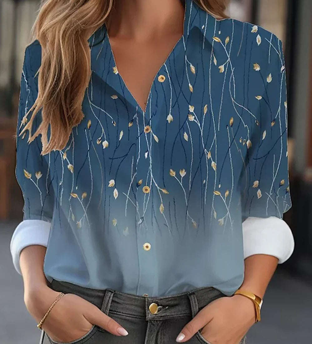 Regine | Bluză elegantă cu imprimeu floral